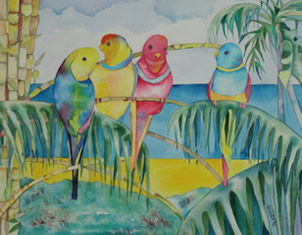 Art - Painting - Birds